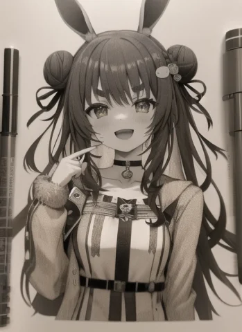 Loranejj-0000311, Usada Pekora, Virtual Youtuber, Long Hair,... — Stable Diffusion AI Prompt: , usada pekora, virtual youtuber, long hair, box, open mouth, hair bun, jacket,...