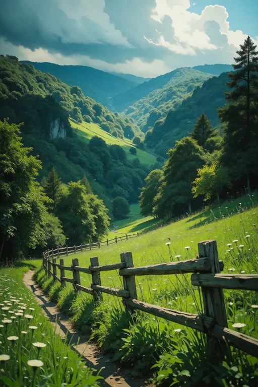 Nature, A Breathtaking Photorealistic Landscape Photograph O...