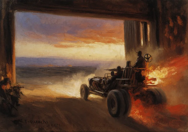 Cinematic Film Still 6. Konstantin Korovin Style Russian Imp...