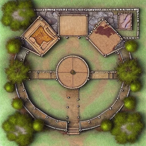 Magma,water,2d Dnd Battlemap