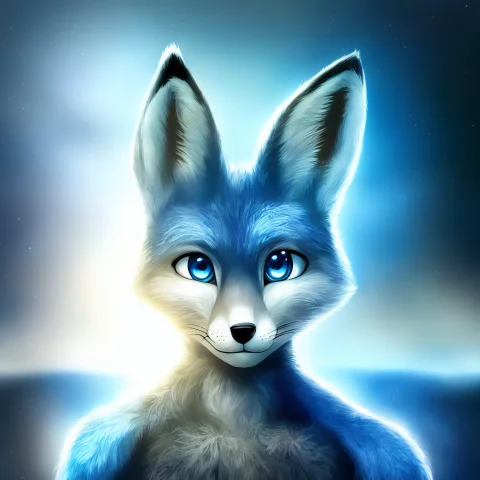 Artistic, Holyquality, Fox, Brown Fur, Detailed Fur, Tail, S... — Stable Diffusion AI Prompt: artistic, holyquality, fox, brown fur, detailed fur, tail, smile, white fur, blu...