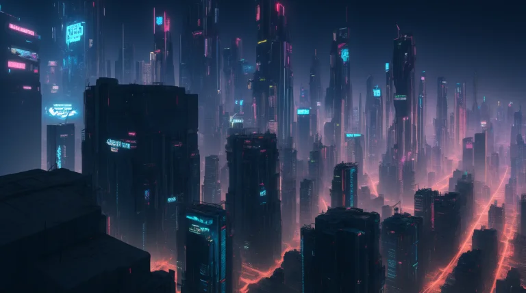 Best Quality, High Quality, Cyberpunk, City, Cityscape,