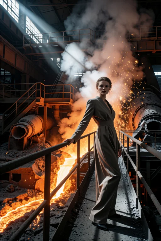 Image Description A Cinematic, Hyper-realistic Editorial Fas...