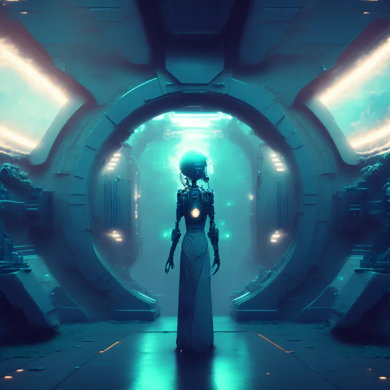 Photo, A Zombie Outbreak In A Futuristic Spaceship Scififant...