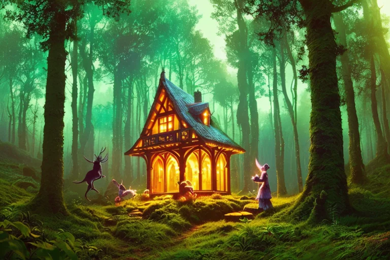 Photo Of A Magical Fairyland Hill By The Forest, By Blek Le...