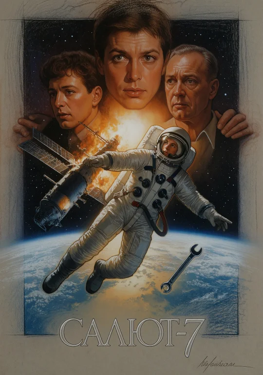 Cinematic Film Still 11. Drew Struzan Style Movie Poster Ill...