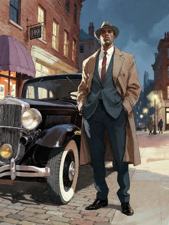 Bradhamel Art Style. A Tall, Confident African American Man...