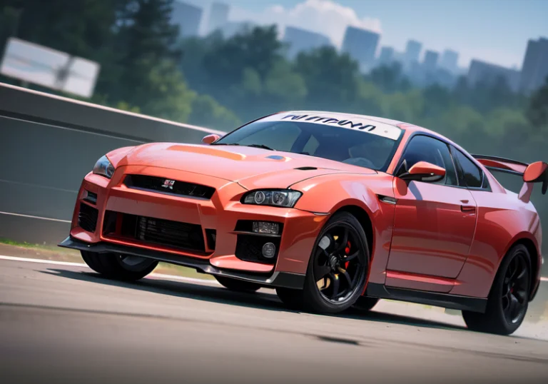 Top Quality, 1car, Skyline Gt-r R34, Racing, On Highway, At...