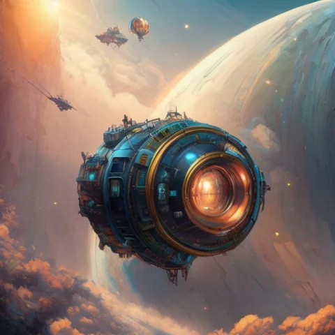 Photo Of Jovianskyship By Hyperdrive, Original, Masterpiece,... — Stable Diffusion AI Prompt: Photo of JovianSkyship by Hyperdrive, original, masterpiece, best quality, offic...