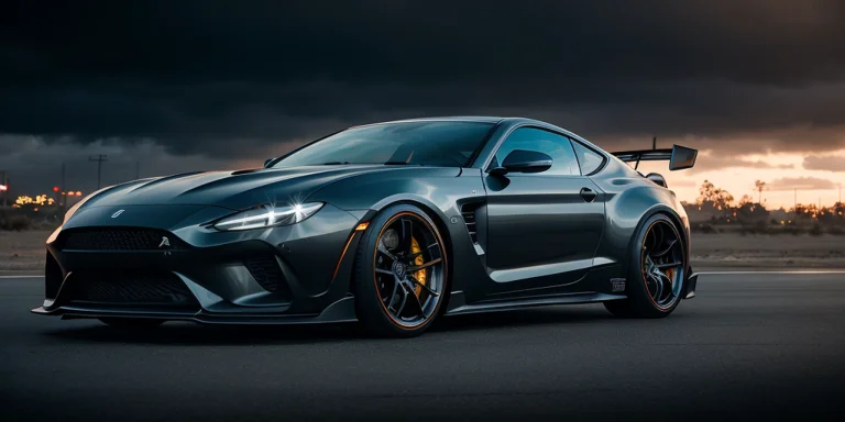 Beautiful Street Racing Car, Photorealistic, Photo, Masterpi...