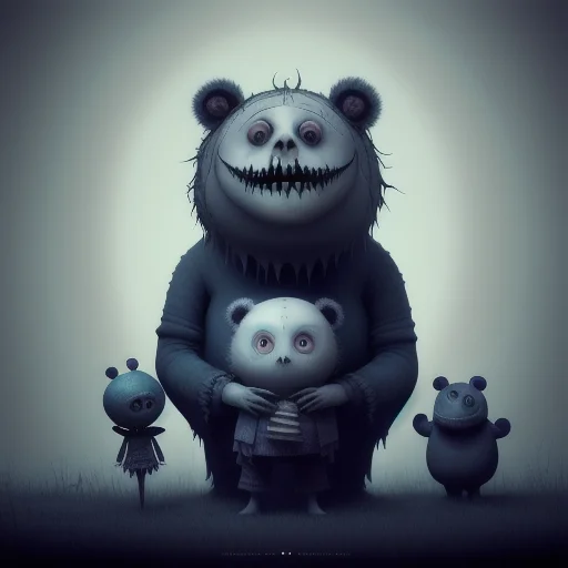 A Nightmare By Tim Burton, Masha And The Bear In The Fog, V-...