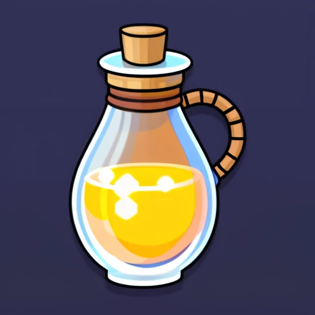 Masterpiece, Health Potion Bottle, Darkbackground, Very Deta...