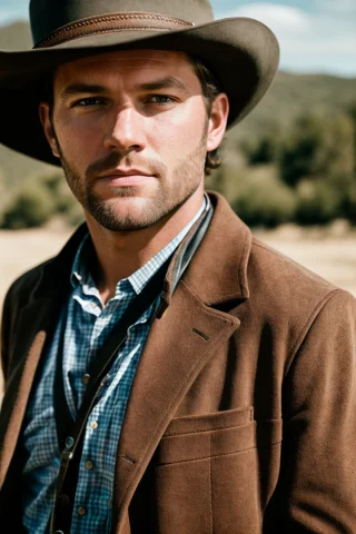 Raw Photo, A Potrait1.2 Of Arthur Morgan , High Detailed Ski... — Stable Diffusion AI Prompt: RAW photo, a (potrait:1.2) of arthur morgan , (high detailed skin:1.2), 8k uhd,...