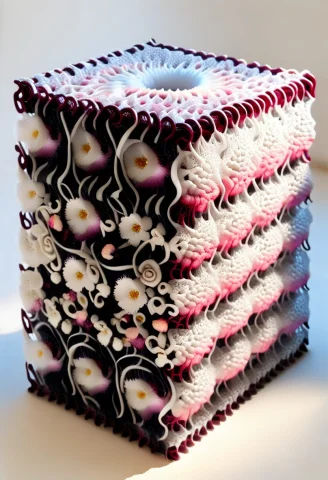 An Epic, Breathtaking Blooming Cherry Blossom Tree Transform... — SDXL AI Prompt: An epic, breathtaking blooming cherry blossom tree transformed into a complex 3D...