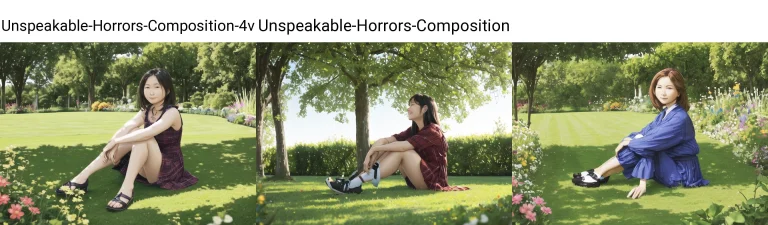 Photo Of A Woman Sitting On The Grass In A Garden