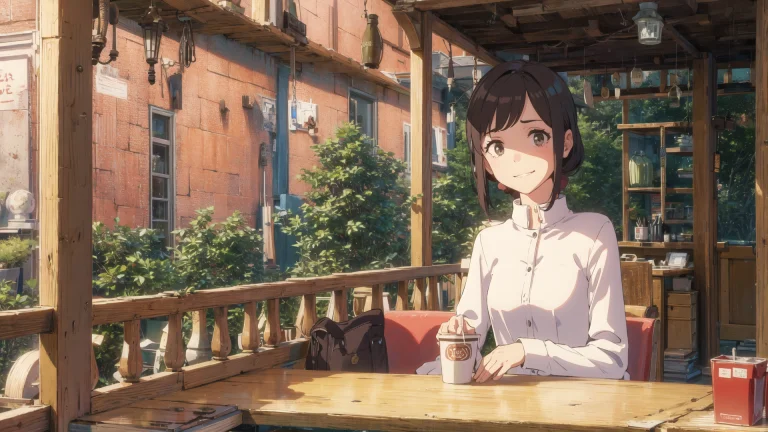 1girl, Upper Body, Sitting, Close Up0.4, Sad Smile, Lora 0.4...