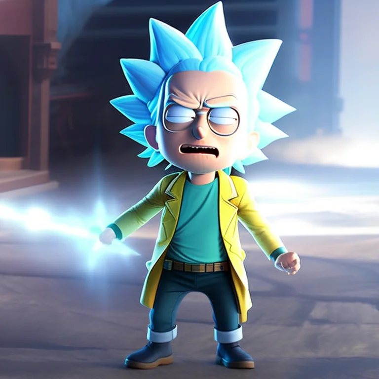 A Smolone1.2, Baby Rick Sanchez From Rick And Morty, Dynamic...