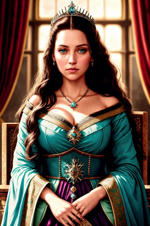 Evelynnobodysd150.8 Medieval Portrait Fantasy Princess Glori...