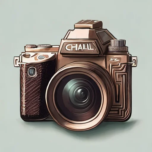 An Intricate Camera By Rzminjourney, Soft Lightning, Concept...