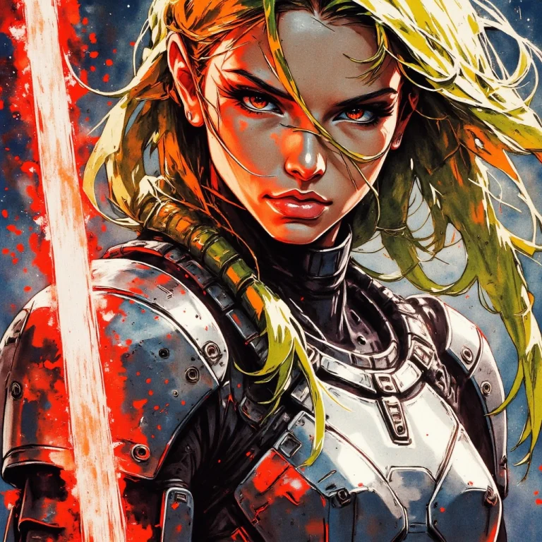 1 Girl, Dark Fantasy Realism, Ultra-detailed Cinematic Portr...