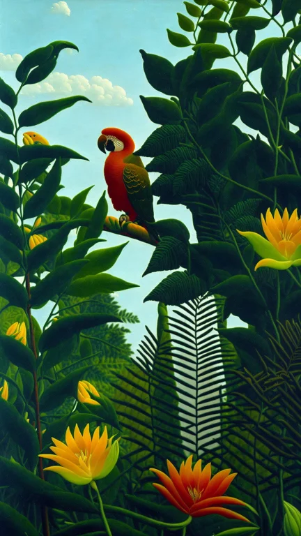 Masterpiece, High Quality, Parrot, High Resolution, Professi...