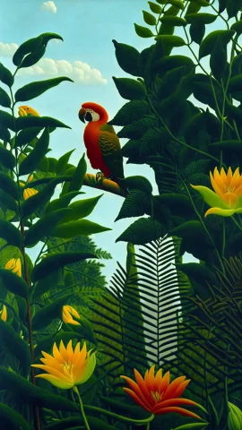 Masterpiece, High Quality, Parrot, High Resolution, Professi... — Stable Diffusion AI Prompt: ((masterpiece)), high quality, (parrot), high resolution, ((professional artist)...