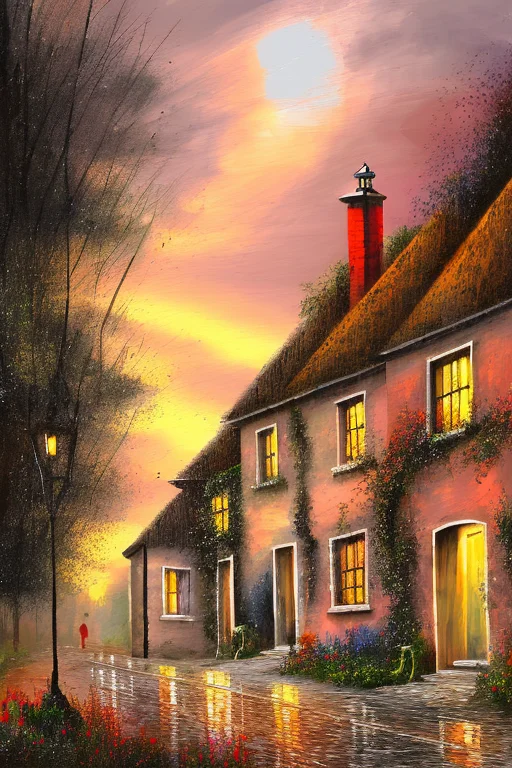 By Phse, Over The Shoulder Oil Painting, Mansion1.2 On A Mai...
