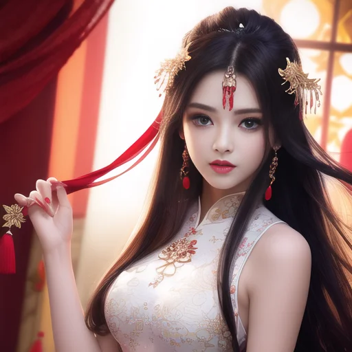 Best Quality, Masterpiece, Beautiful Face,1girl, Longhair, S...