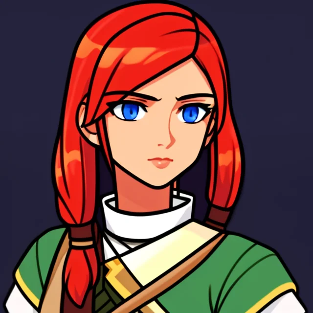 Masterpiece, Beautiful Archer Girl, Portrait, Darkbackground...