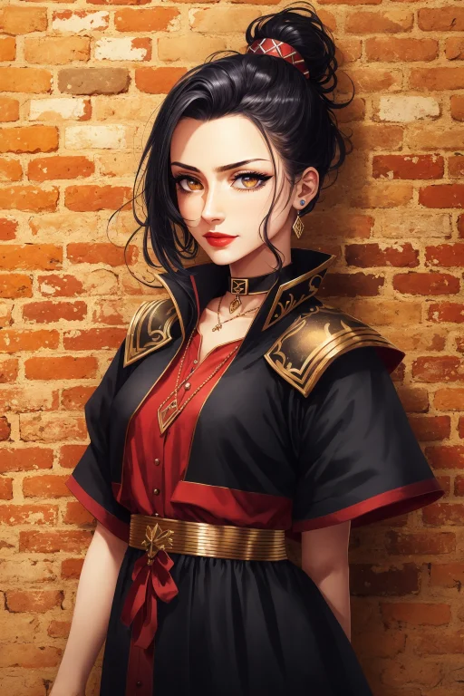 Best Quality, Intricate Details, Chromatic Aberration, Azula...