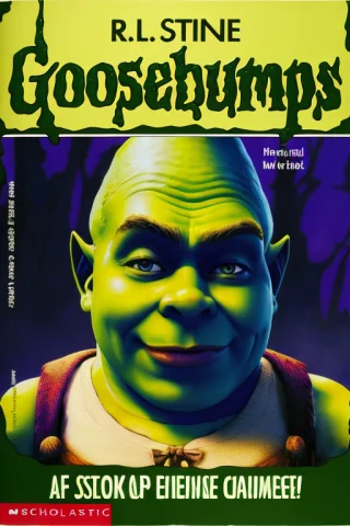 Shrek Goosebumpsbookcover Loragoosebumpsbookcover1 — Stable Diffusion AI Prompt: shrek GoosebumpsBookCover 