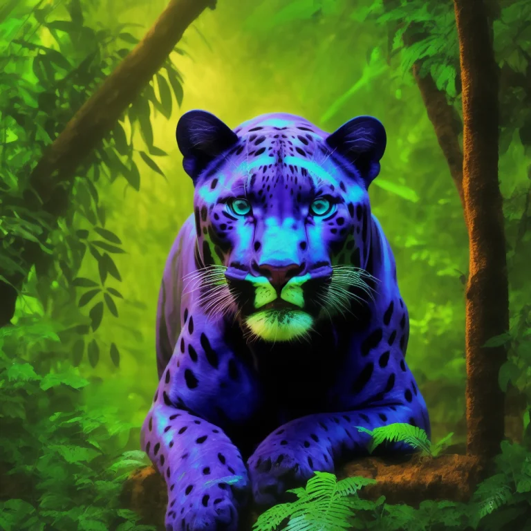 Panther In A Jungle