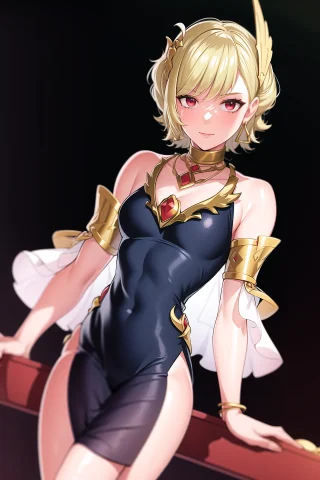 Best Quality, Masterpiece, 1girl Citrinne, Dress, Detached S... — Stable Diffusion AI Prompt: best quality, masterpiece, 1girl citrinne, dress, detached sleeves, earrings, hi...
