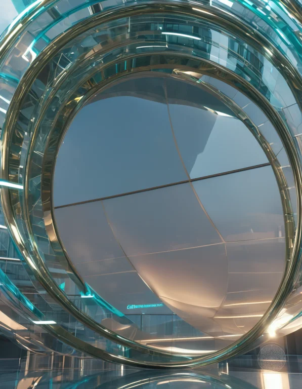 Solarpunk Biopunk Architectural Atrium Designed As A Continu...