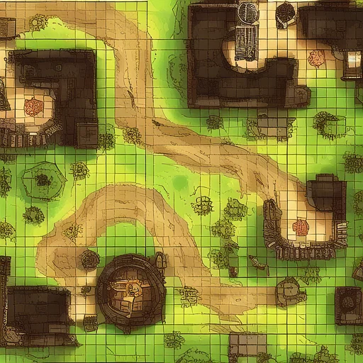 2d Dnd Battlemap, Lava Theme