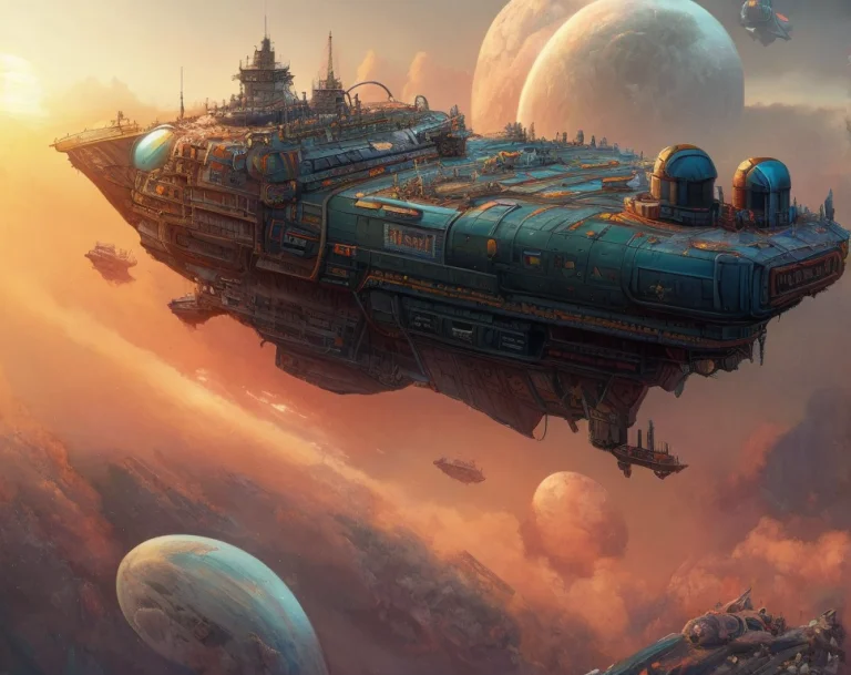 Photo Of Jovianskyship By Airlock, Original, Masterpiece, Be...