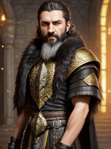 High Detail Raw Color Art, Animation, Thorin Oakenshield Fro... — Stable Diffusion AI Prompt: High detail RAW color art, animation, Thorin Oakenshield from LOTR, ((((inside t...