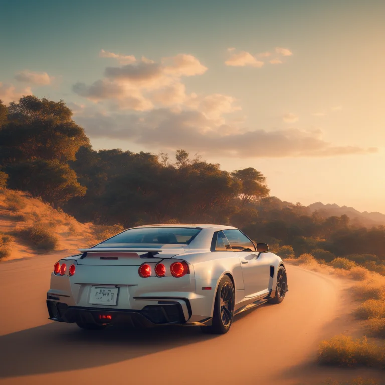 Skyline View At Golden Hour Dramatic Lighting, Cinematic, Es...
