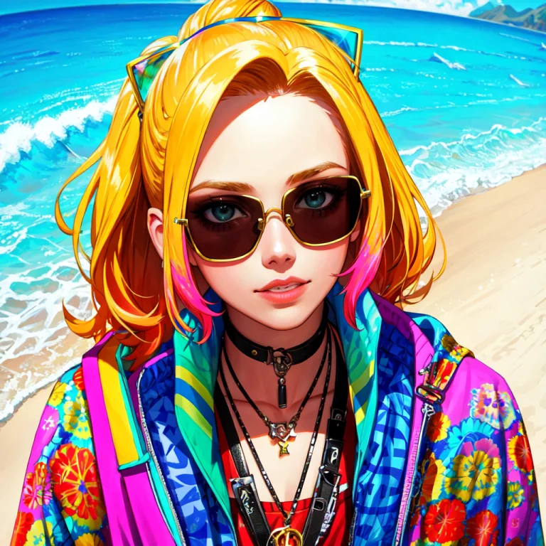 Party On The Beach, Wearing Sunglasses, Radical, 90s Style,...