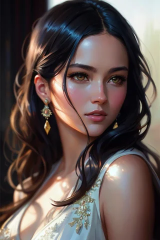 Modelshoot Style, Extremely Detailed Portrait Of A Beautiful... — Stable Diffusion AI Prompt: modelshoot style, (extremely detailed portrait of a beautiful young woman), (lon...