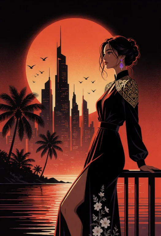 Graphic Illustration Style Characterized By Bold, Clean Line...