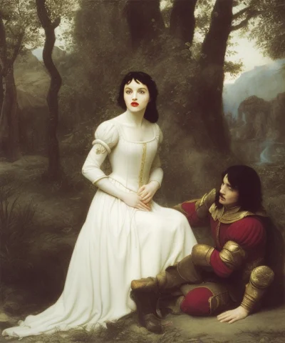 Snow White In The Style Of Eldmeisterog — Stable Diffusion AI Prompt: Snow White in the style of eldmeisterOG