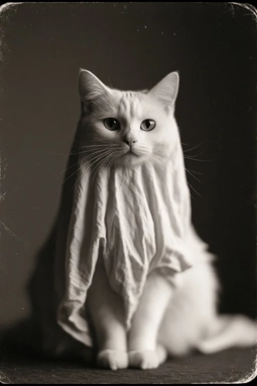 Midjourney A Grainy, Vintage Black And White Photograph Of A...