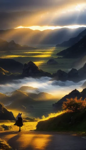God Rays, Sharp Focus, Elven, Elven Architecture, Elven City... — Stable Diffusion AI Prompt: God rays, sharp focus, elven, elven architecture, elven city, royal city, stunni...