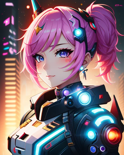 Cyberpunk, Honkai Impact, Masterpiece, Cinematic Light, Perf...