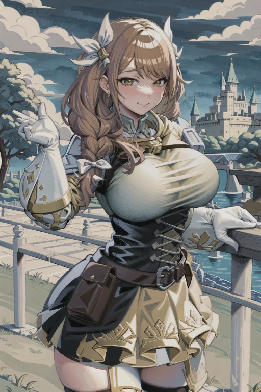 Best Quality, Masterpiece, 1girl Goldmaryfire Emblem, Smug,...