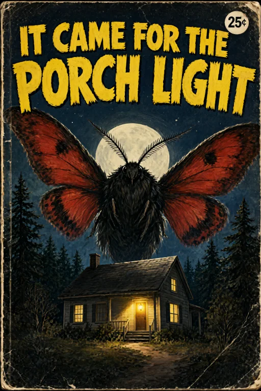 A 1950s Pulp Paperback Horror Cover, Painted In Gouache, Wit...