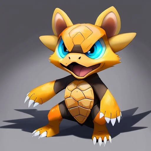 Samdoesarts Style1.3 A Angry Cyan Posion1.2 Turtle Pokemon W...