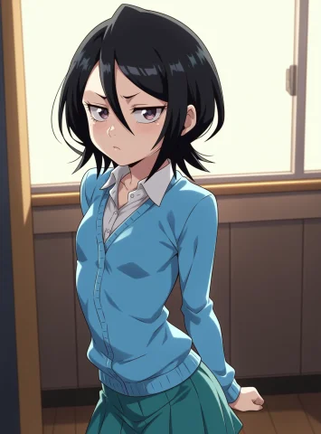 Masterpiece, Best Quality,score7,safe,uroborosstyle,1girl,so... — Stable Diffusion AI Prompt: masterpiece, best quality,score_7,safe,uroborosstyle,1girl,(solo),kuchiki rukia,...