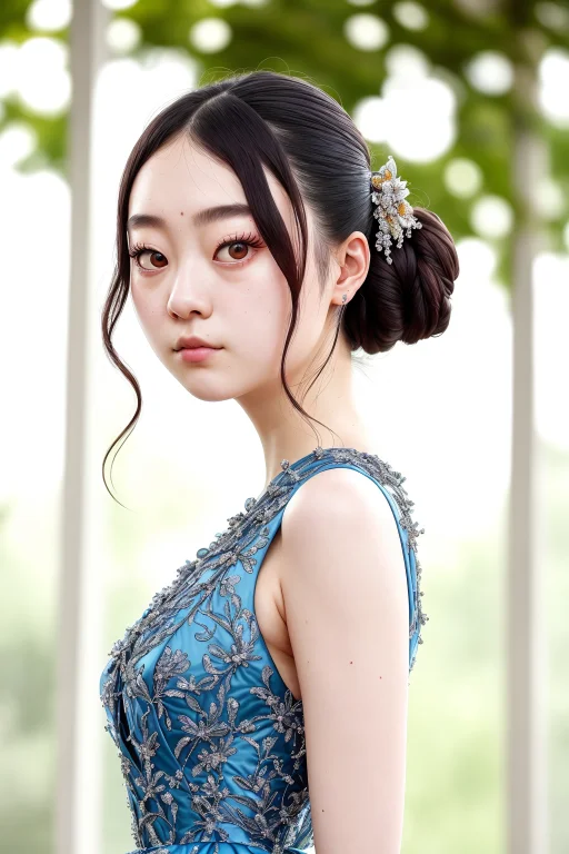 Portrait Photo Of Yu-jinnobodysd15 Beautiful Woman Evening D...